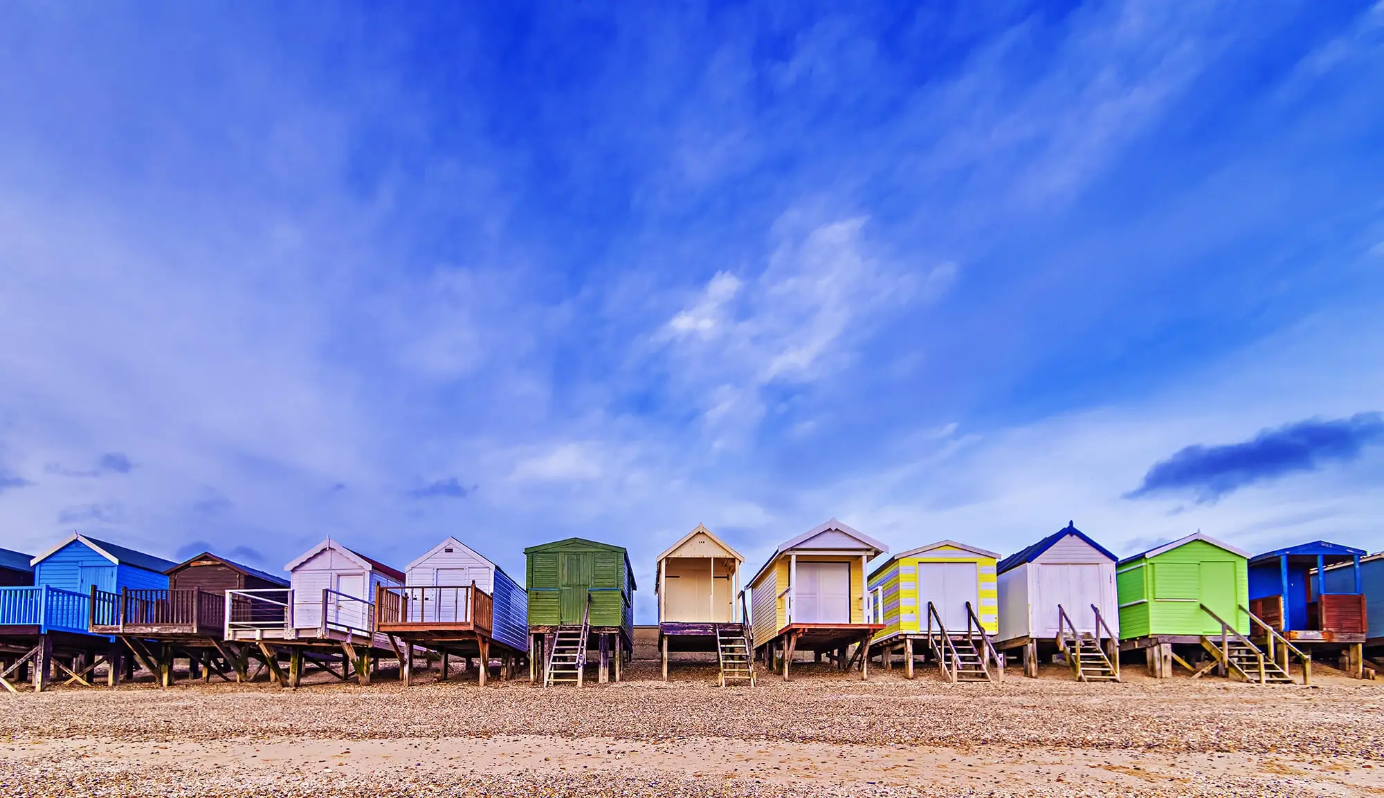 beach huts