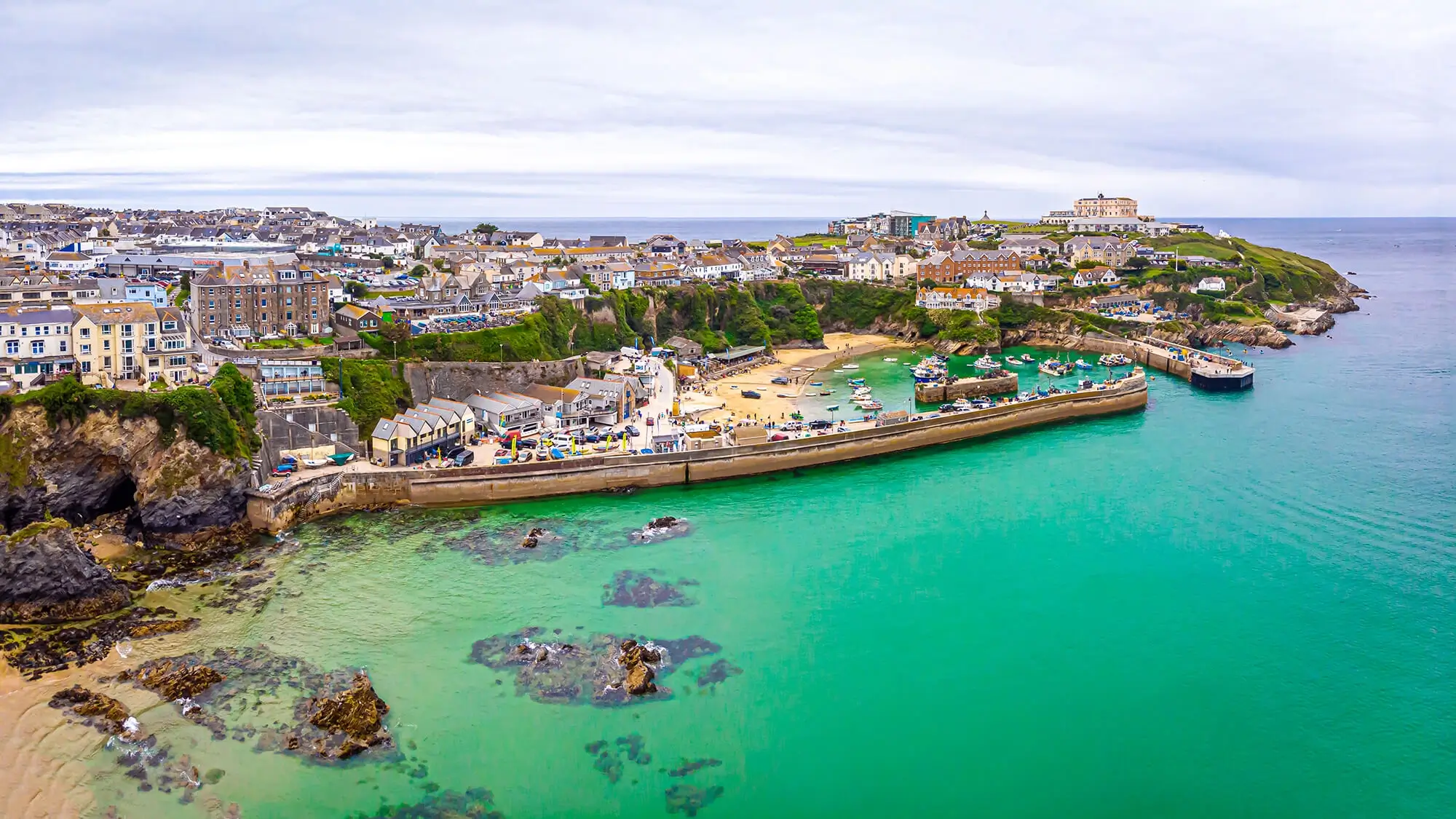 View of Newquay Harbour